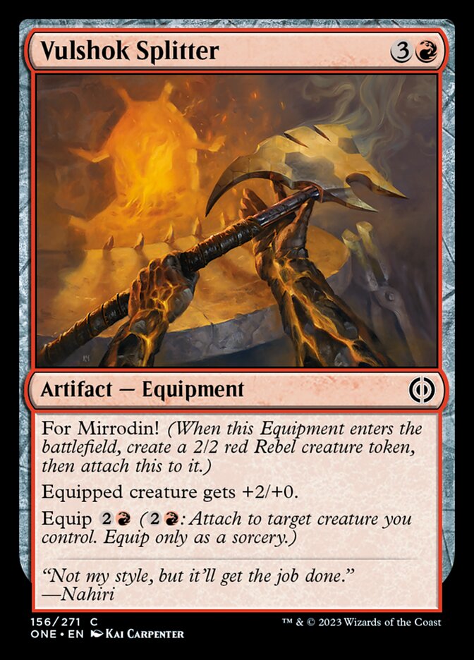 Vulshok Splitter [Phyrexia: All Will Be One] | Gear Gaming Fayetteville