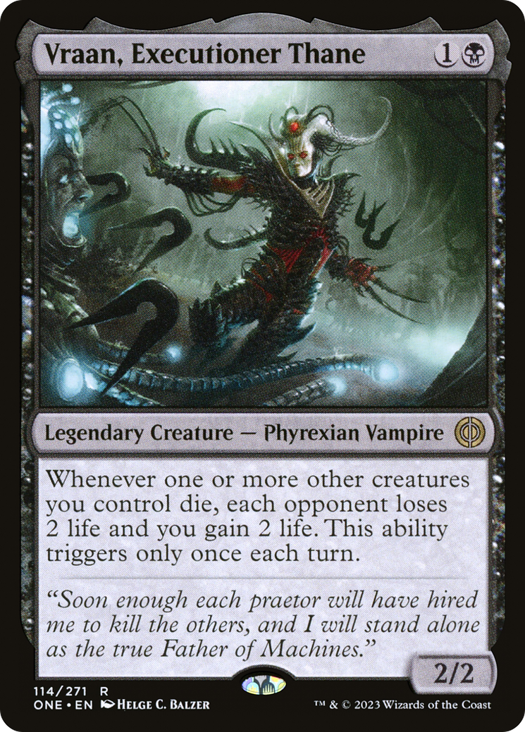 Vraan, Executioner Thane [Phyrexia: All Will Be One] | Gear Gaming Fayetteville