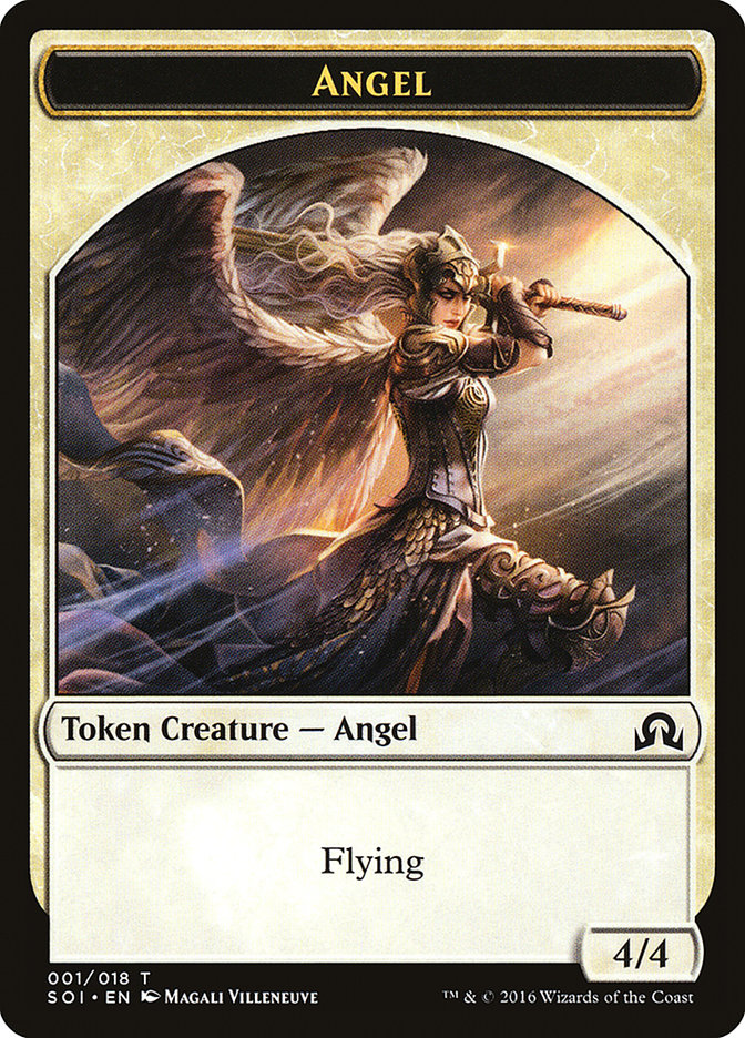 Angel Token [Shadows over Innistrad Tokens] | Gear Gaming Fayetteville