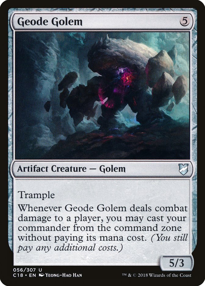 Geode Golem [Commander 2018] | Gear Gaming Fayetteville