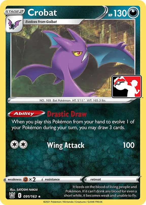 Crobat (091/163) [Prize Pack Series One] | Gear Gaming Fayetteville