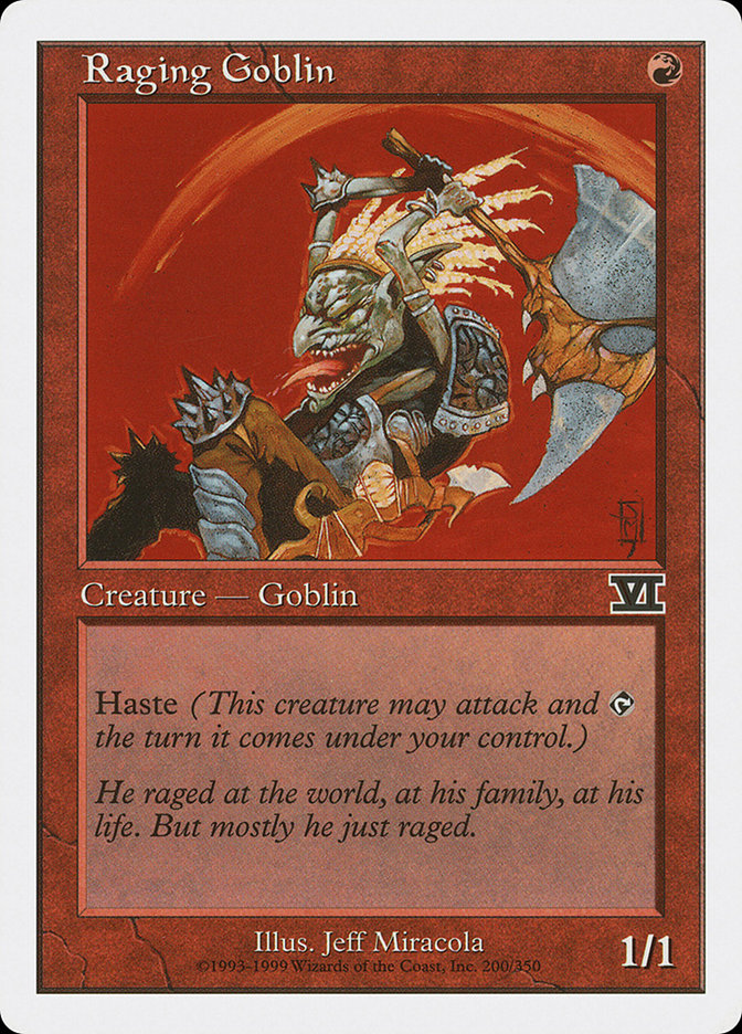 Raging Goblin [Classic Sixth Edition] | Gear Gaming Fayetteville