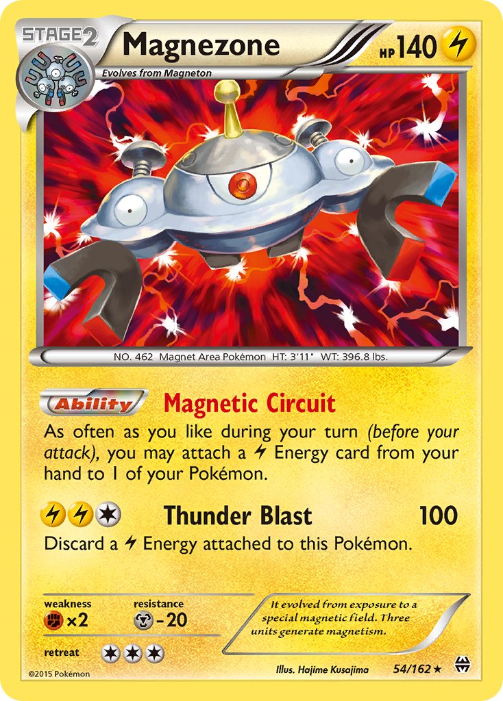 Magnezone (54/162) (Theme Deck Exclusive) [XY: BREAKthrough] | Gear Gaming Fayetteville