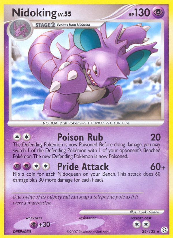 Nidoking (34/132) [Diamond & Pearl: Secret Wonders] | Gear Gaming Fayetteville