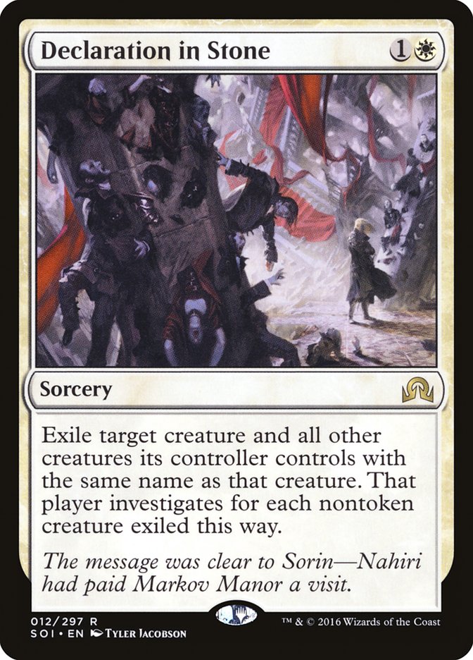 Declaration in Stone [Shadows over Innistrad] | Gear Gaming Fayetteville