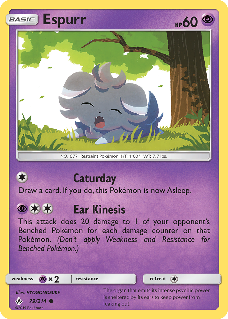 Espurr (79/214) [Sun & Moon: Unbroken Bonds] | Gear Gaming Fayetteville