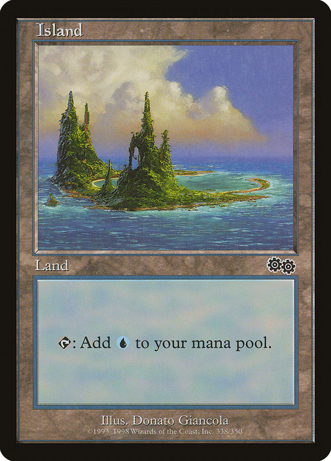 Island (338) [Urza's Saga] | Gear Gaming Fayetteville