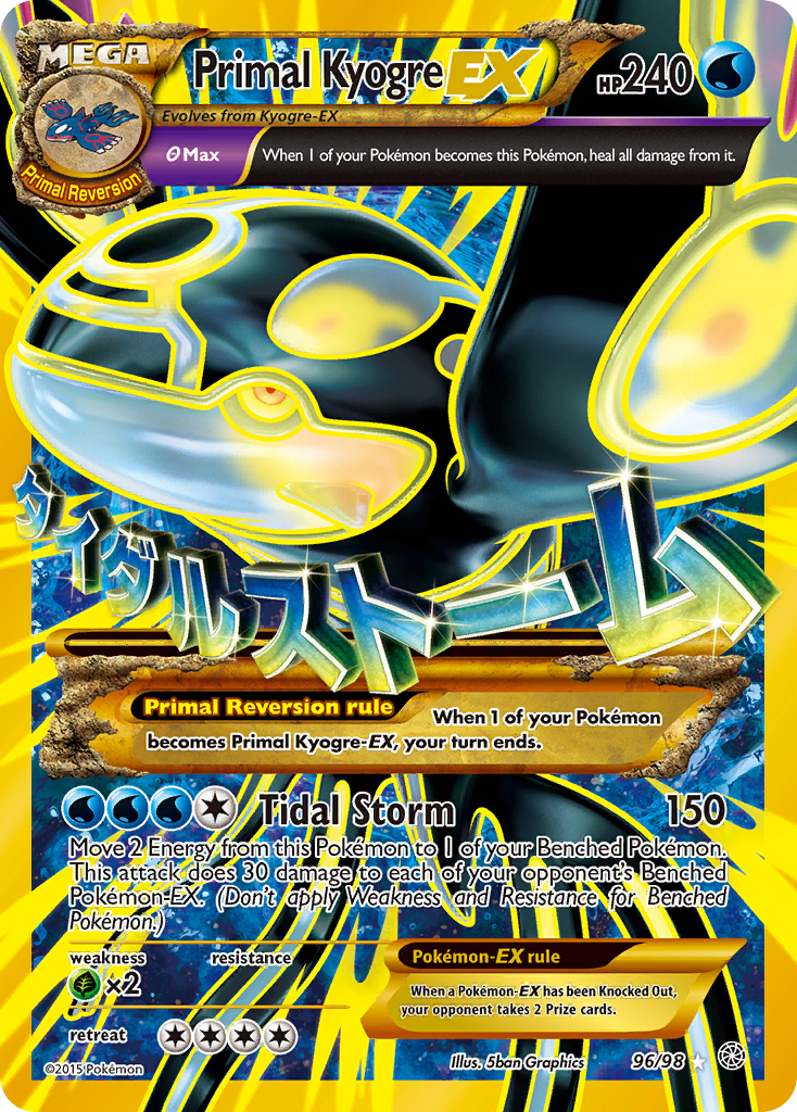 Primal Kyogre EX (96/98) [XY: Ancient Origins] | Gear Gaming Fayetteville