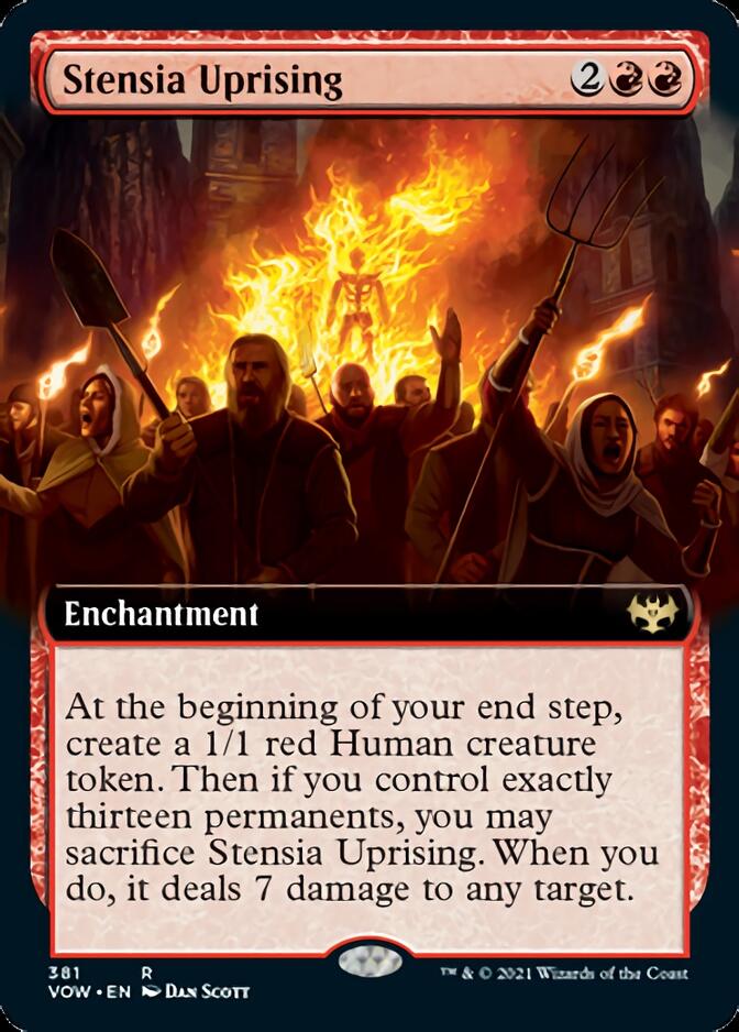 Stensia Uprising (Extended Art) [Innistrad: Crimson Vow] | Gear Gaming Fayetteville