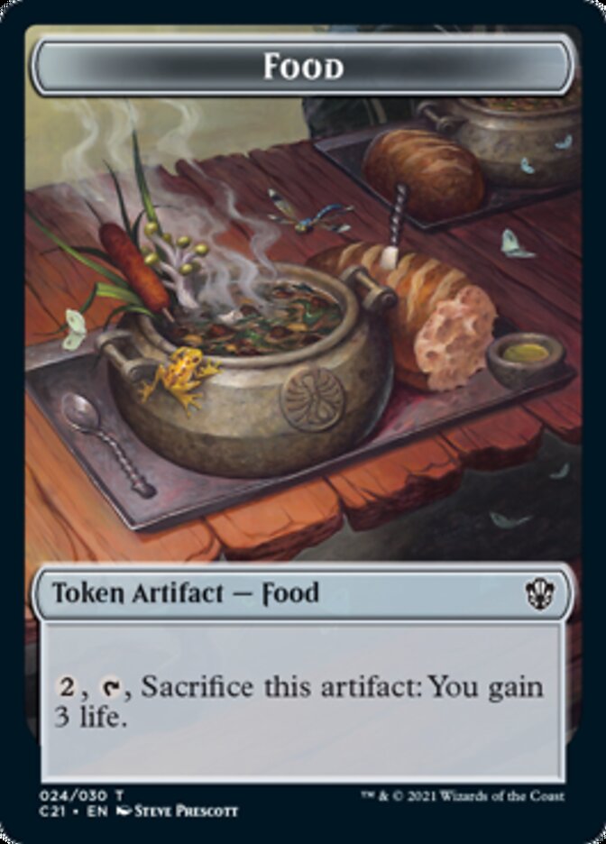 Food // Pest Double-Sided Token [Commander 2021 Tokens] | Gear Gaming Fayetteville