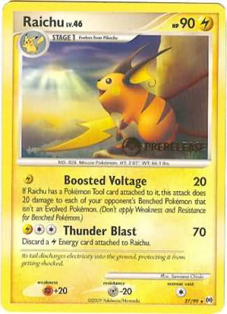 Raichu (27/99) (Prerelease Promo) [Nintendo: Black Star Promos] | Gear Gaming Fayetteville