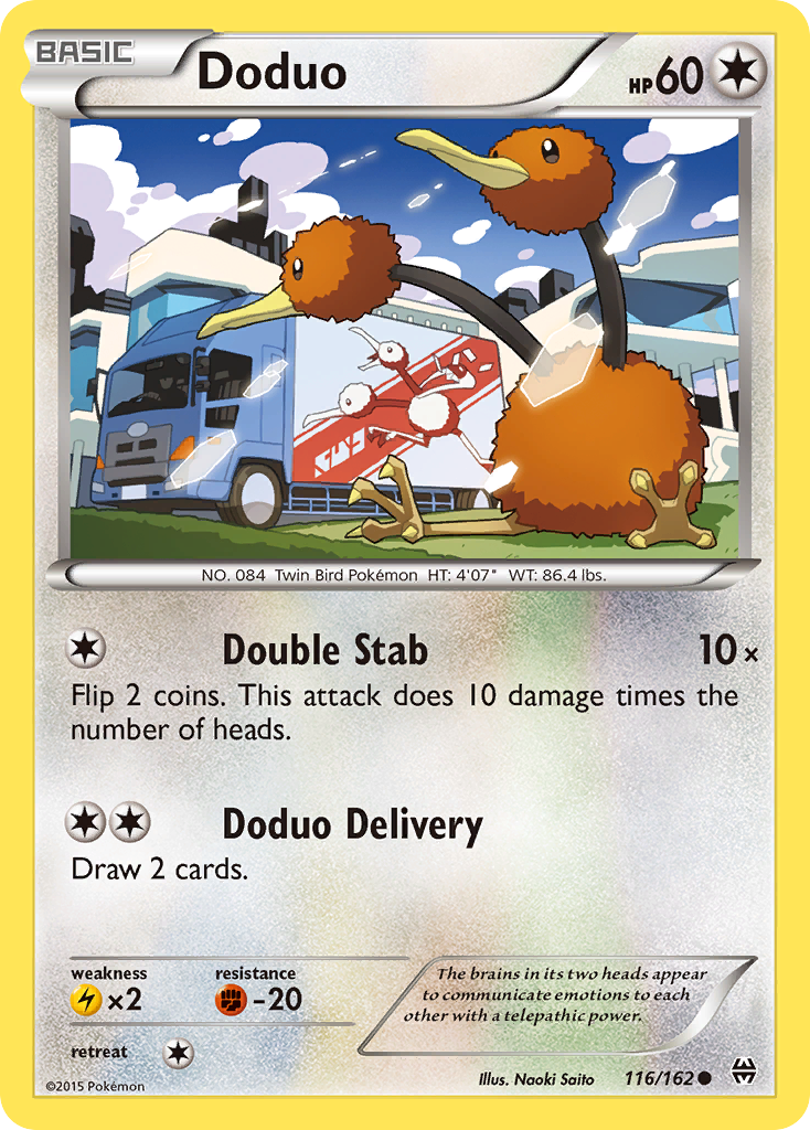 Doduo (116/162) [XY: BREAKthrough] | Gear Gaming Fayetteville