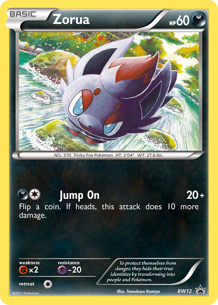 Zorua (BW12) [Black & White: Black Star Promos] | Gear Gaming Fayetteville