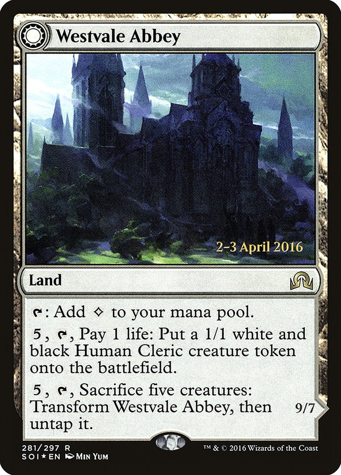 Westvale Abbey // Ormendahl, Profane Prince [Shadows over Innistrad Prerelease Promos] | Gear Gaming Fayetteville