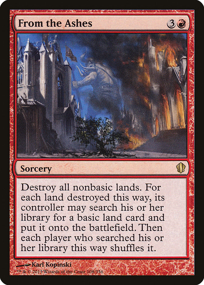 From the Ashes [Commander 2013] | Gear Gaming Fayetteville