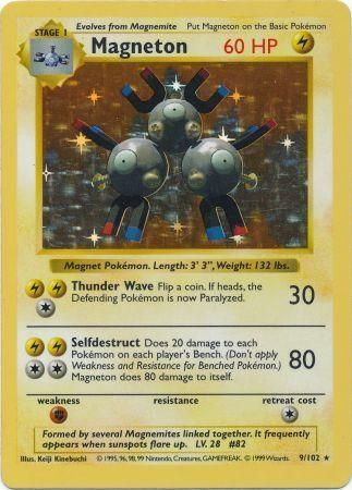 Magneton (9/102) [Base Set Shadowless Unlimited] | Gear Gaming Fayetteville