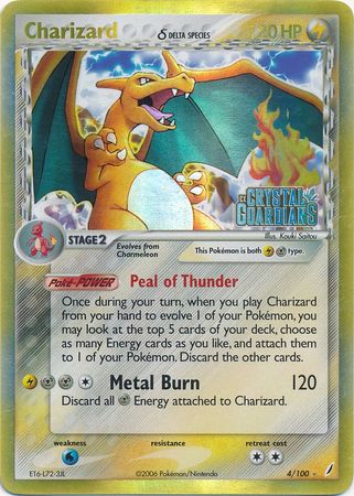 Charizard (4/100) (Delta Species) (Stamped) [EX: Crystal Guardians] | Gear Gaming Fayetteville