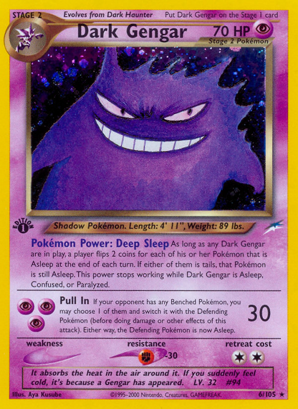 Dark Gengar (6/105) [Neo Destiny 1st Edition] | Gear Gaming Fayetteville