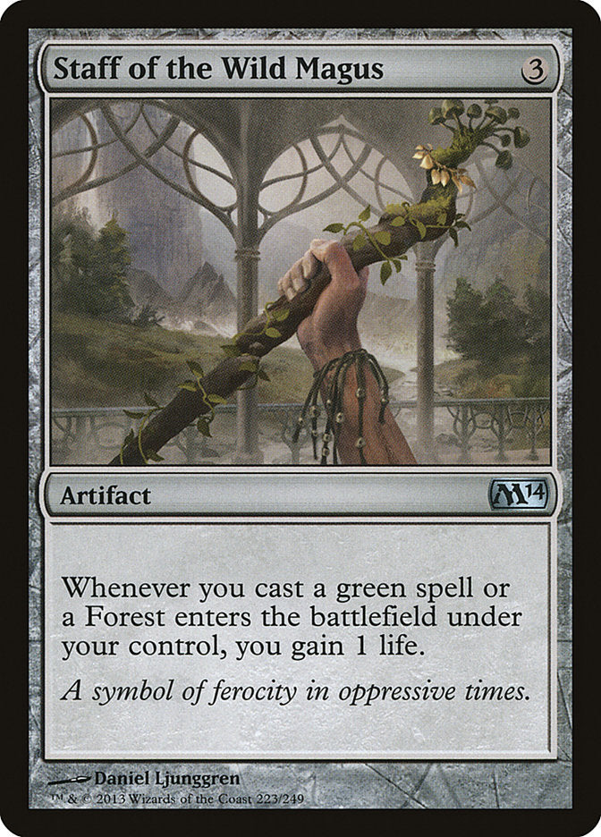 Staff of the Wild Magus [Magic 2014] | Gear Gaming Fayetteville