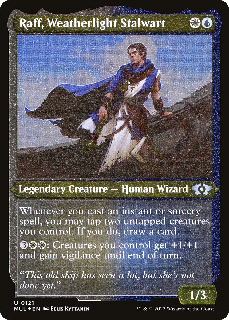 Raff, Weatherlight Stalwart (Foil Etched) [Multiverse Legends] | Gear Gaming Fayetteville