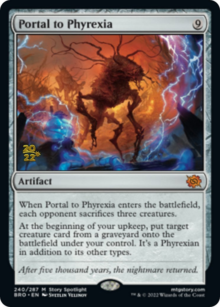 Portal to Phyrexia [The Brothers' War Prerelease Promos] | Gear Gaming Fayetteville