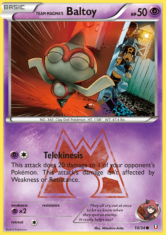 Team Magma's Baltoy (10/34) [XY: Double Crisis] | Gear Gaming Fayetteville