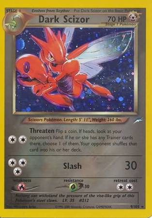 Dark Scizor (9/105) [Neo Destiny Unlimited] | Gear Gaming Fayetteville