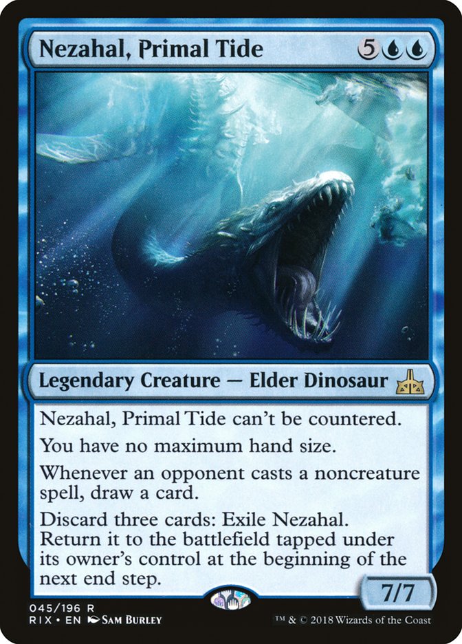 Nezahal, Primal Tide [Rivals of Ixalan] | Gear Gaming Fayetteville