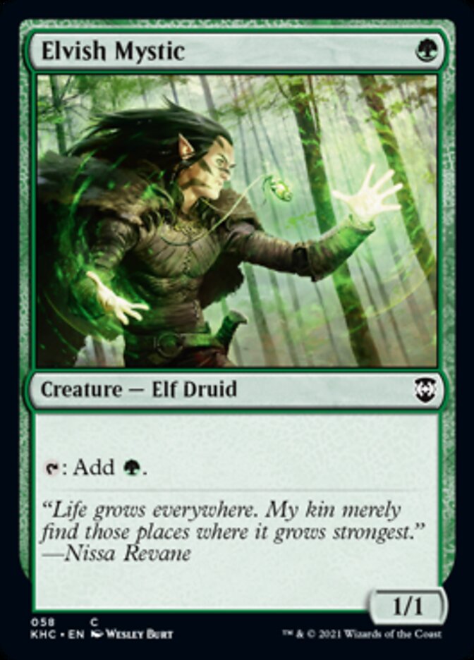 Elvish Mystic [Kaldheim Commander] | Gear Gaming Fayetteville