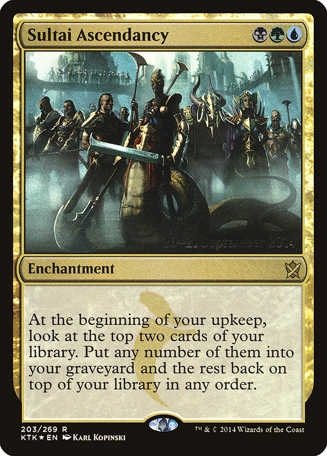 Sultai Ascendancy [Khans of Tarkir Prerelease Promos] | Gear Gaming Fayetteville