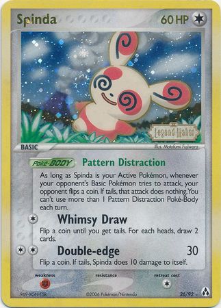 Spinda (26/92) (Stamped) [EX: Legend Maker] | Gear Gaming Fayetteville