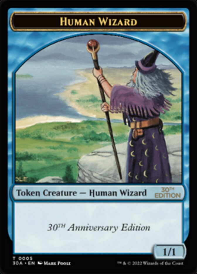 Human Wizard Token [30th Anniversary Tokens] | Gear Gaming Fayetteville