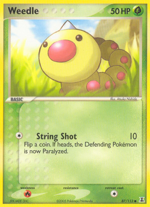 Weedle (87/113) [EX: Delta Species] | Gear Gaming Fayetteville