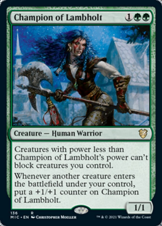 Champion of Lambholt [Innistrad: Midnight Hunt Commander] | Gear Gaming Fayetteville