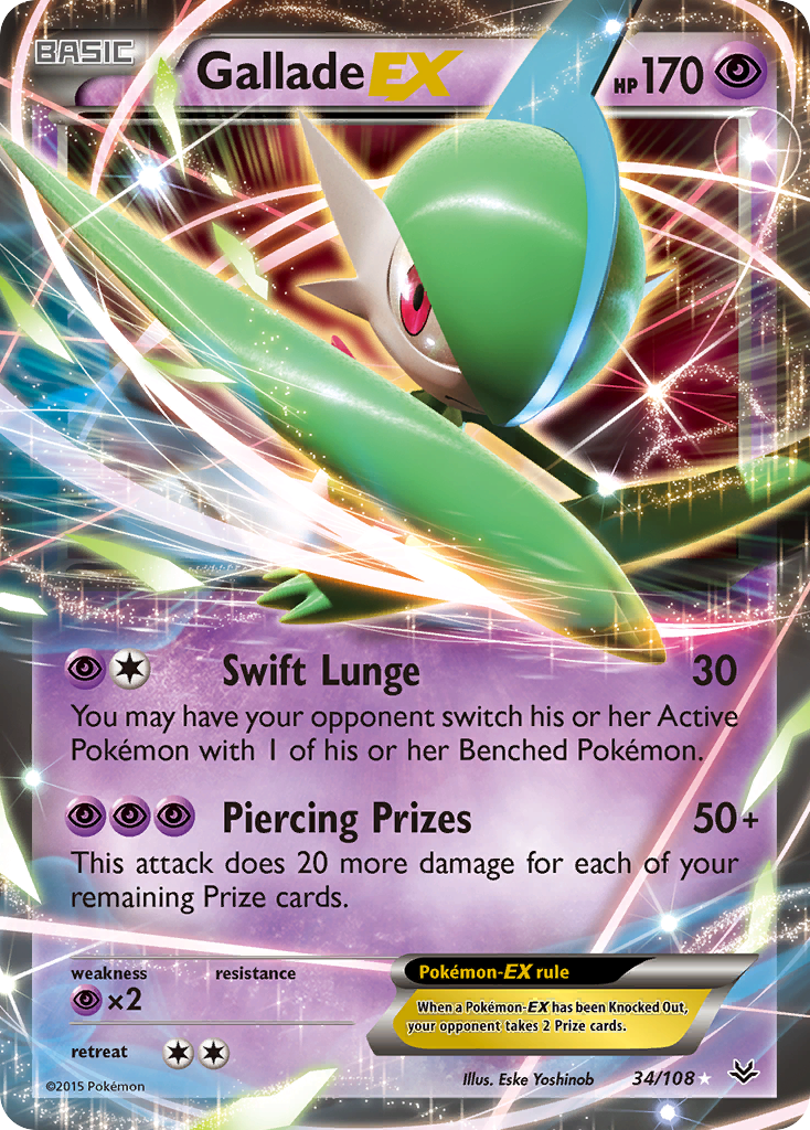 Gallade EX (34/108) [XY: Roaring Skies] | Gear Gaming Fayetteville