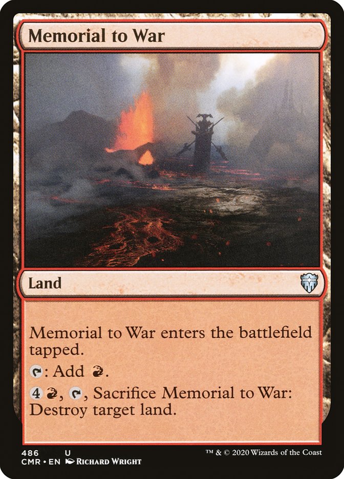 Memorial to War [Commander Legends] | Gear Gaming Fayetteville