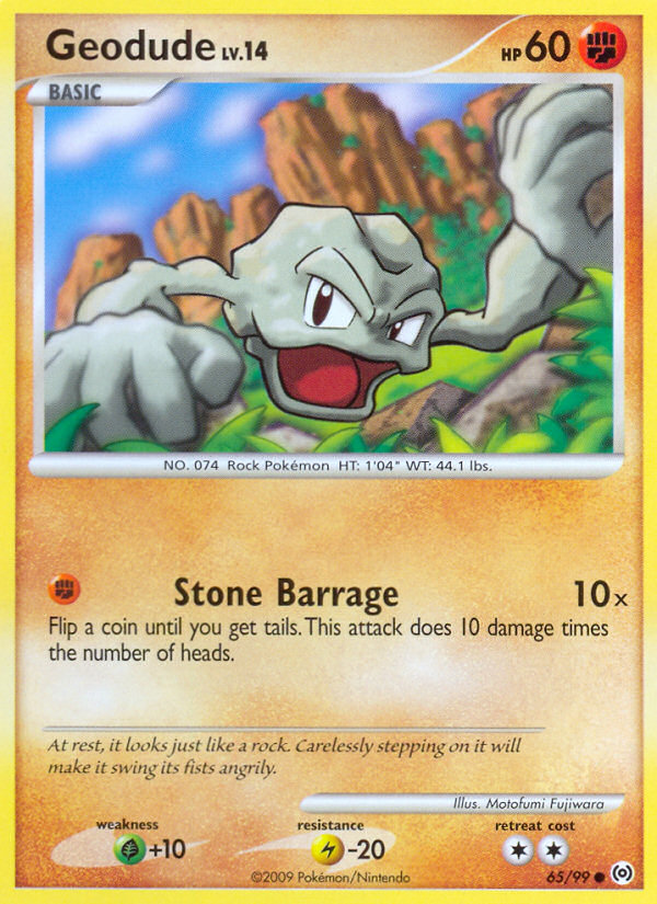 Geodude (65/99) [Platinum: Arceus] | Gear Gaming Fayetteville