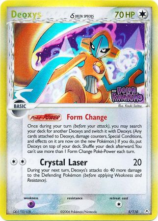 Deoxys (5/110) (Delta Species) (Stamped) [EX: Holon Phantoms] | Gear Gaming Fayetteville