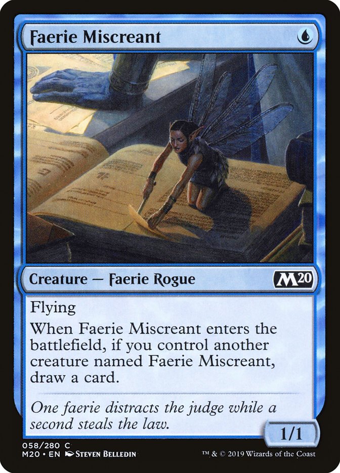 Faerie Miscreant [Core Set 2020] | Gear Gaming Fayetteville