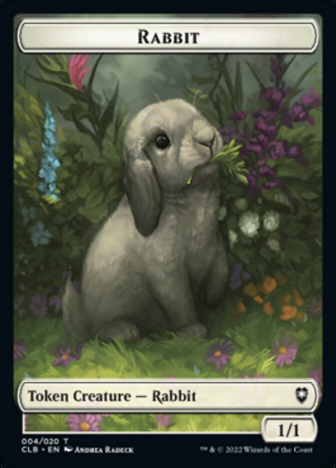 Rabbit Token [Commander Legends: Battle for Baldur's Gate Tokens] | Gear Gaming Fayetteville