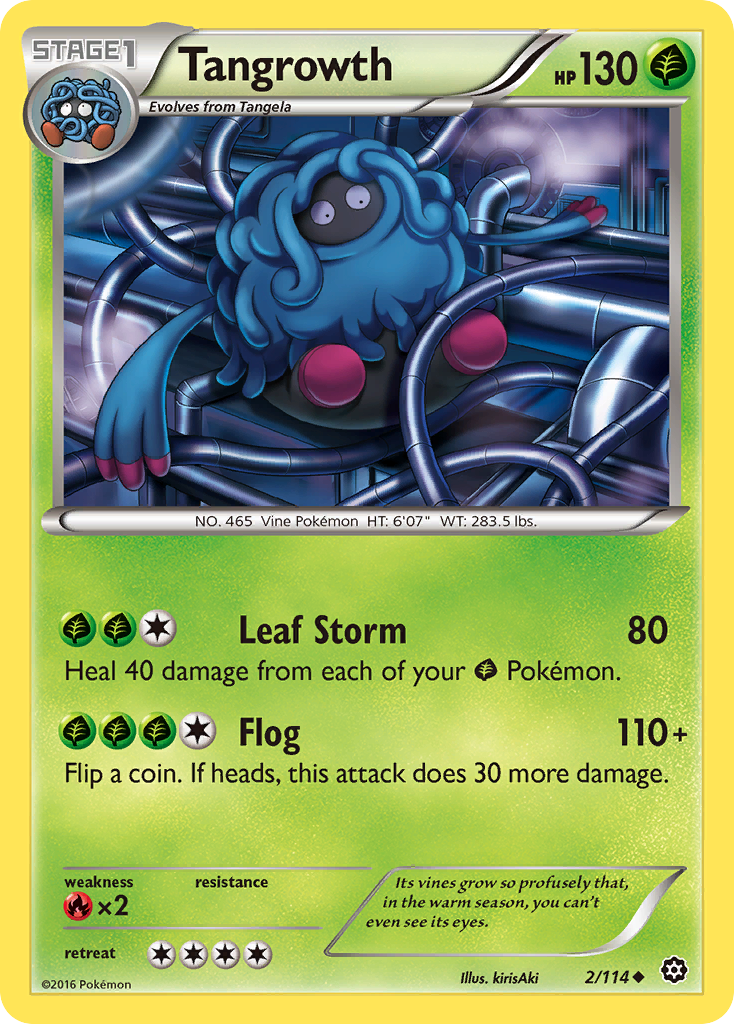 Tangrowth (2/114) [XY: Steam Siege] | Gear Gaming Fayetteville