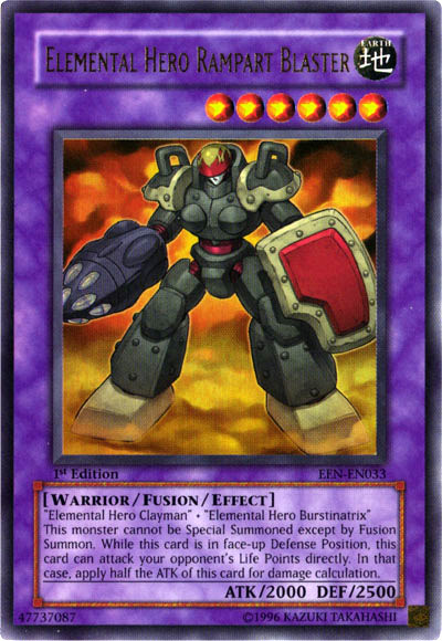 Elemental Hero Rampart Blaster [EEN-EN033] Ultra Rare | Gear Gaming Fayetteville