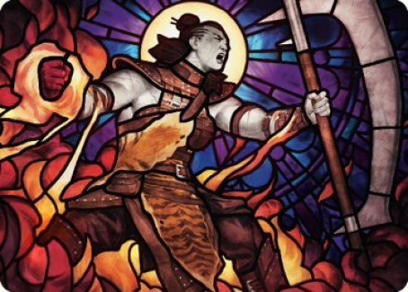 Garna, Bloodfist of Keld Art Card [Dominaria United Art Series] | Gear Gaming Fayetteville