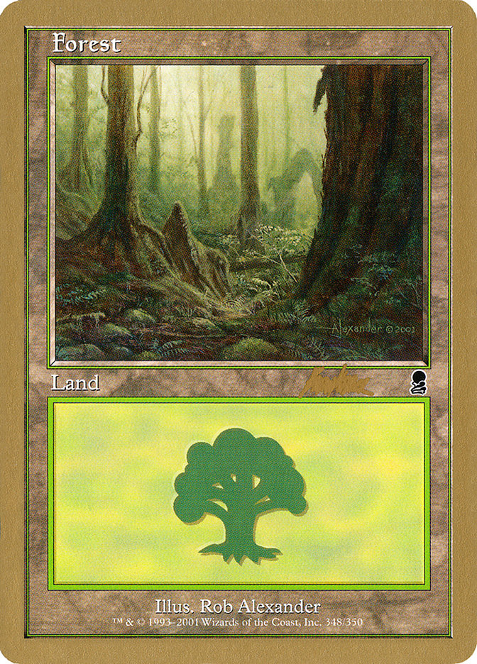 Forest (bk348) (Brian Kibler) [World Championship Decks 2002] | Gear Gaming Fayetteville
