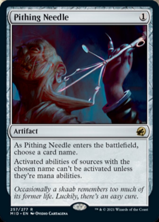 Pithing Needle [Innistrad: Midnight Hunt] | Gear Gaming Fayetteville