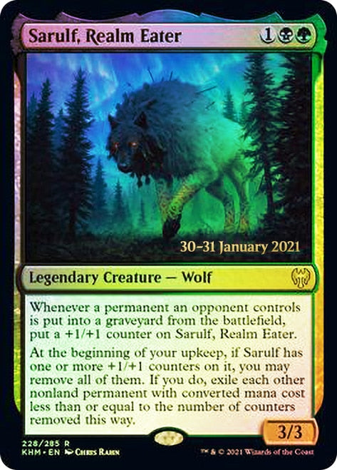 Sarulf, Realm Eater [Kaldheim Prerelease Promos] | Gear Gaming Fayetteville