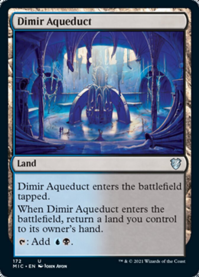 Dimir Aqueduct [Innistrad: Midnight Hunt Commander] | Gear Gaming Fayetteville