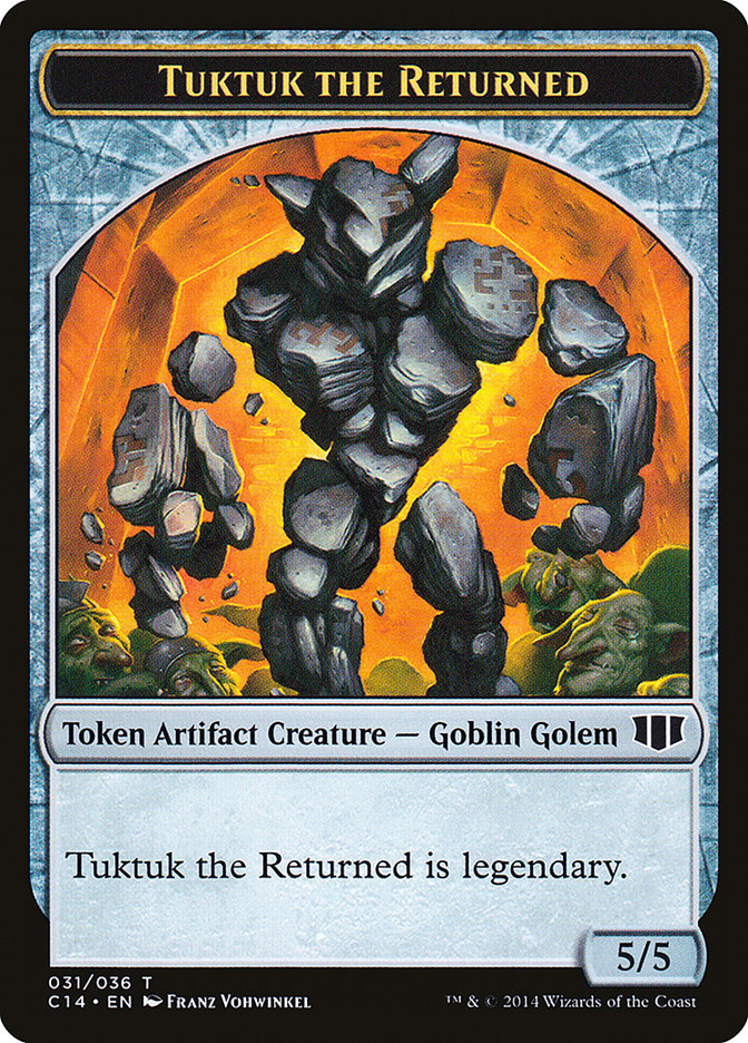 Daretti, Scrap Savant Emblem // Tuktuk the Returned Double-Sided Token [Commander 2014 Tokens] | Gear Gaming Fayetteville