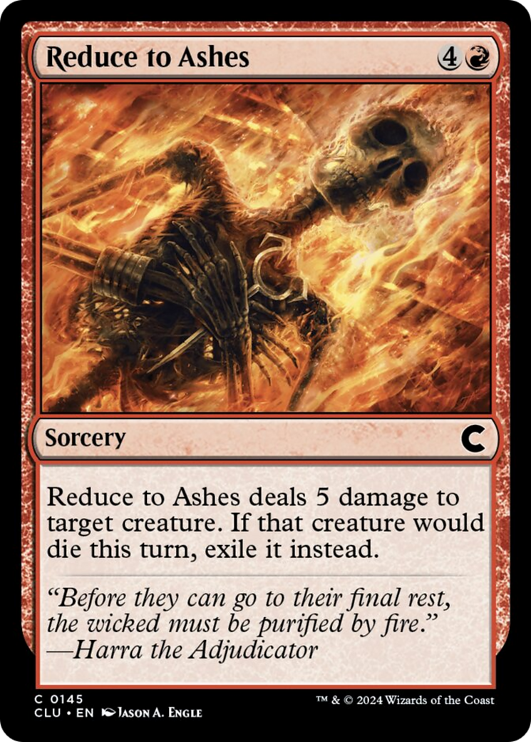 Reduce to Ashes [Ravnica: Clue Edition] | Gear Gaming Fayetteville