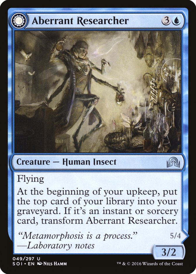 Aberrant Researcher // Perfected Form [Shadows over Innistrad] | Gear Gaming Fayetteville